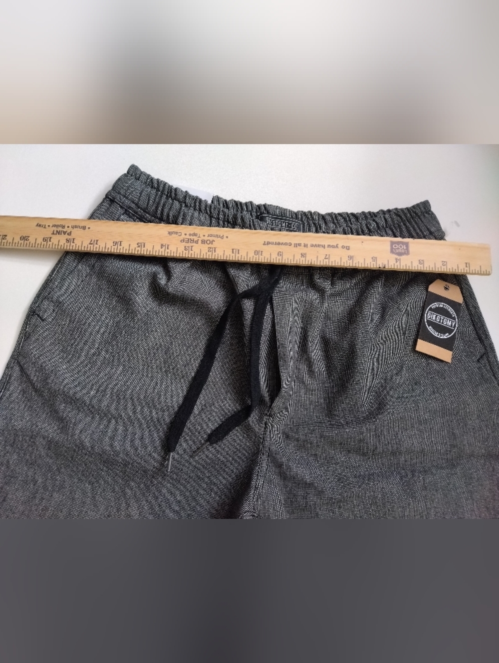 Dikotomy Men's Gray Drawstring Casual Shorts Size M New - Picture 4 of 5